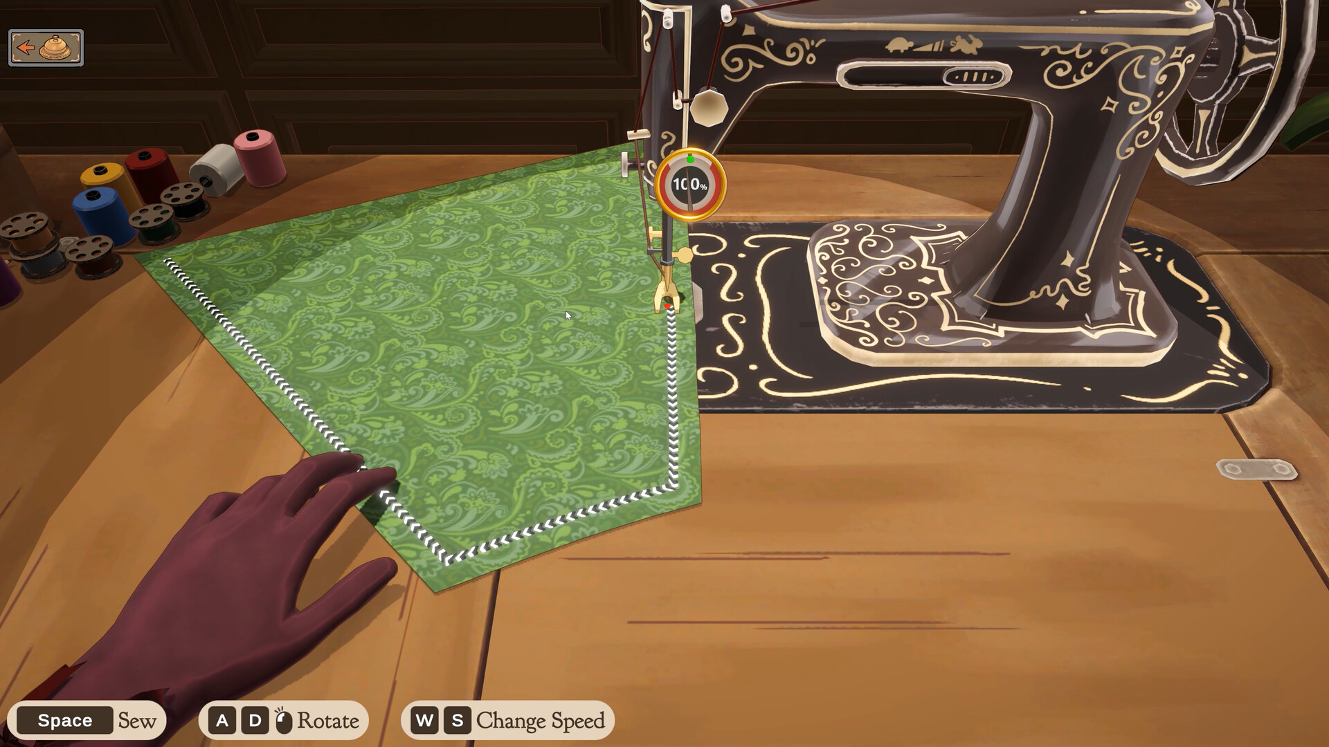 Dressmaker screenshot illustrating Sewing basics